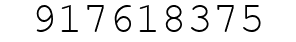 Number 917618375.