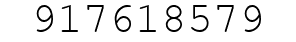 Number 917618579.