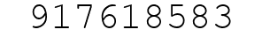 Number 917618583.