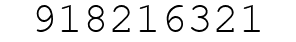 Number 918216321.