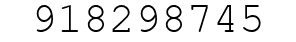 Number 918298745.