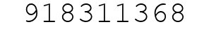 Number 918311368.