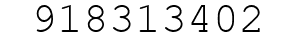 Number 918313402.