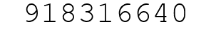 Number 918316640.