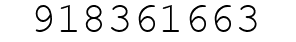 Number 918361663.