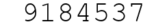 Number 9184537.