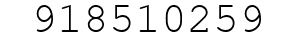 Number 918510259.