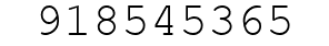 Number 918545365.