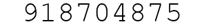 Number 918704875.