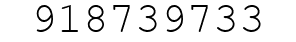 Number 918739733.
