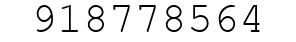 Number 918778564.