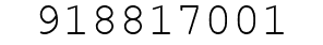 Number 918817001.