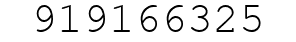 Number 919166325.