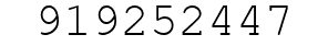 Number 919252447.