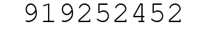 Number 919252452.