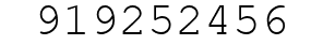 Number 919252456.