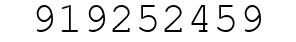Number 919252459.