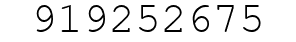 Number 919252675.