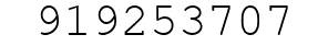 Number 919253707.