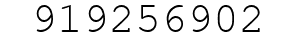 Number 919256902.