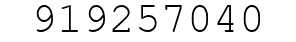 Number 919257040.