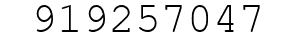 Number 919257047.