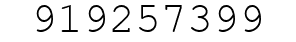 Number 919257399.