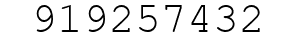 Number 919257432.
