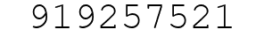 Number 919257521.