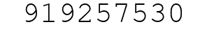 Number 919257530.