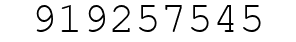 Number 919257545.