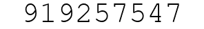 Number 919257547.