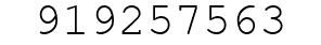 Number 919257563.