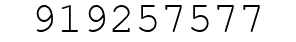 Number 919257577.