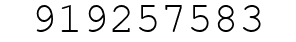 Number 919257583.