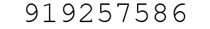 Number 919257586.