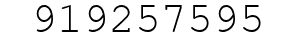 Number 919257595.