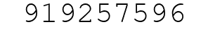 Number 919257596.