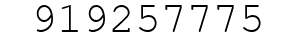 Number 919257775.
