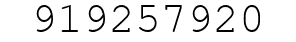 Number 919257920.