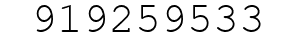 Number 919259533.