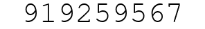 Number 919259567.