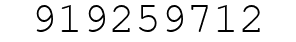 Number 919259712.