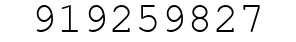 Number 919259827.