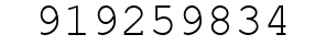 Number 919259834.