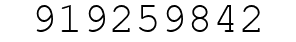 Number 919259842.