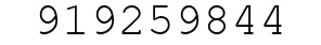 Number 919259844.