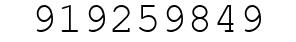 Number 919259849.