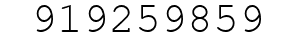 Number 919259859.