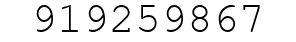 Number 919259867.